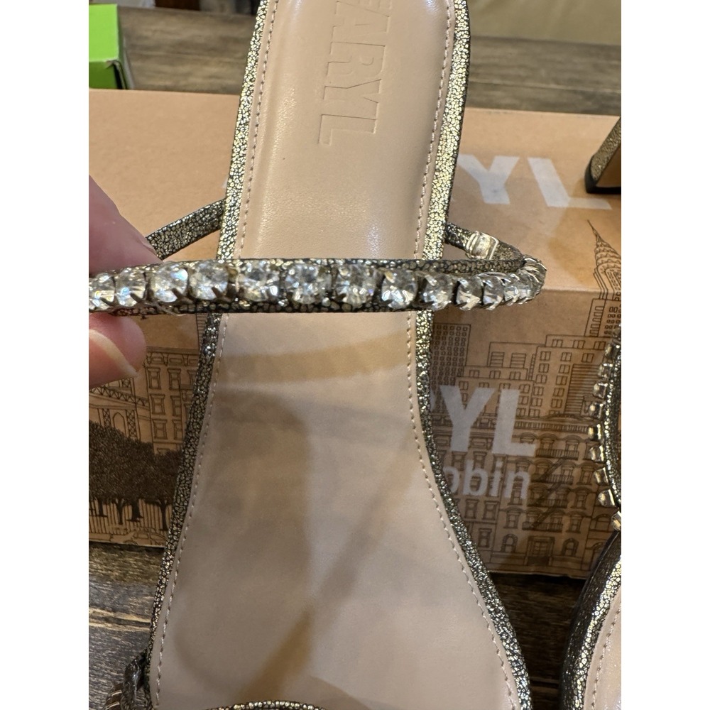 FARYL by FaryIrobin Alexandra Gold ALEXANDRA-GOLD Women's Size 13 - Picture 5 of 10